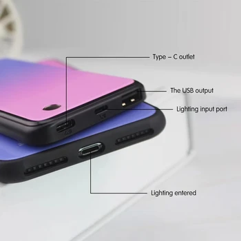 5000mAh Magnetické Power Bank Pouzdro Pro Samsung Galaxy Note 10 Plus Bezdrátové Nabíjení Baterie Pouzdro Pro Samsung Note 10 Powerbank