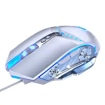 Drátový Herní Myš 3200 DPI Nastavitelný Mechanické Myši pro Notebook, Počítač Gamer