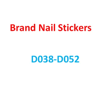 5ks Gold Black Obtisky na Nehty Samolepky Sada Pro Nail Design, Logo Značky 3D Nail Art Samolepky Na Nehty Manikúra Dekorace Nástroje