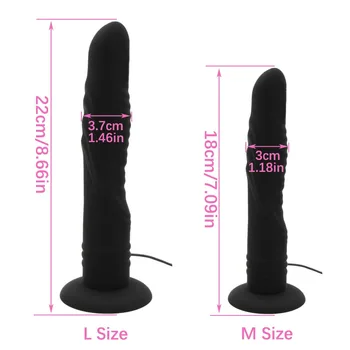 7 Rychlostních Vaginální Vibrátory pro Ženy Butt Plug, Anální Velký Dildo Realistický Vibrátor s přísavkou Sex Shop Erotické Hračky