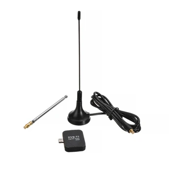 Mini Micro USB TV Tuner Přijímač s Anténou, Micro USB, DVB-T2 Dongle Digitální TV Přijímač Pro Android Telefon