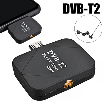 Mini Micro USB TV Tuner Přijímač s Anténou, Micro USB, DVB-T2 Dongle Digitální TV Přijímač Pro Android Telefon
