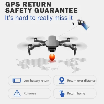 F4 GPS Drone s 2-osy Gimbal 5G WiFi 4K Kamera Profesionální Brushless Quadcopter RC 2 KM Letu 25 Min Dron VS SG906 Pro
