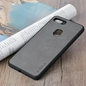 Pro Xiaomi Mi 8 Lite Případě Luxusní Vintage kožený kožní kryt telefonu pouzdro pro xiaomi mi 8 lite funda Obchodní coque capa