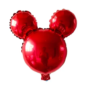 5ks 18 cm deska Mini Mickey Hlava narozeniny Více výběr barvy Pozadí dekorace Hliníkové fólie balón