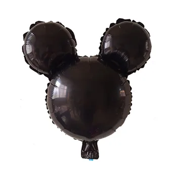 5ks 18 cm deska Mini Mickey Hlava narozeniny Více výběr barvy Pozadí dekorace Hliníkové fólie balón