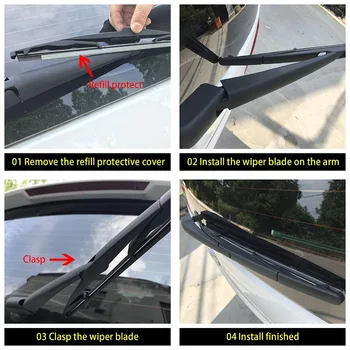 OGE Premium Rameno Stěrače Zadního skla a Čepel Pro Lincoln Navigator 2009-2016 čelní Sklo Auta Auto Příslušenství