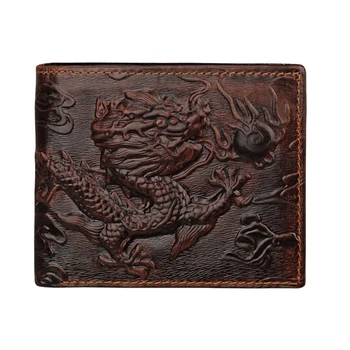 MAHEU Horní Qaulity Pravé Kůže Dlouho Peněženka 3D Dragon Styl Karta Peněženka 2019 Vysoce Módní Bifold Dlouho Peněženka Pro Muže, Mužské Dárek