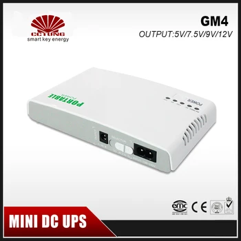 GM4 Přenosný Mini UPS 5V, 9V 12V DC Online Výkon s Lithium Baterie Vestavěný Max 6hours Dobu Zálohování pro KAMEROVÝ Systém Modem