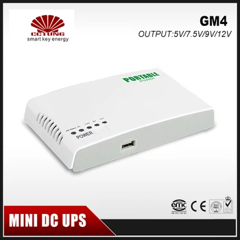 GM4 Přenosný Mini UPS 5V, 9V 12V DC Online Výkon s Lithium Baterie Vestavěný Max 6hours Dobu Zálohování pro KAMEROVÝ Systém Modem