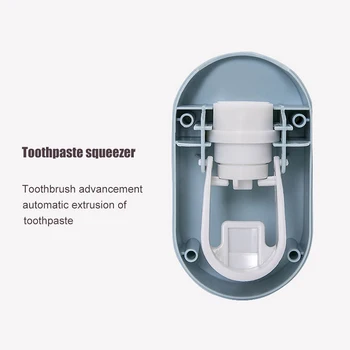GUNOT Nový Automatický Dávkovač zubní Pasta Plastové zubní Pasty Trubice Squeezer Domů Nástěnný Líný Držák Koupelnové Doplňky Set