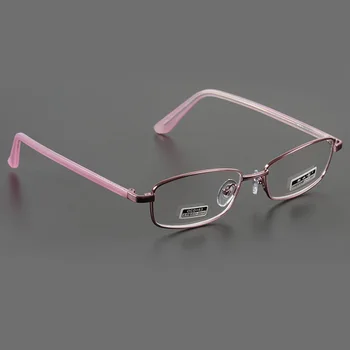 Módní brýle na čtení, dámské ultra-lehkého kovu full frame brýle na čtení pryskyřice potažené čočky dioptrie 1.0-4.0 s brýle případ