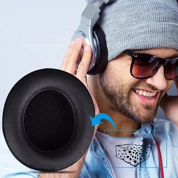 Náhradní Ušní polštářky Polštáře Pro Solo 2 Wireless jsou dodávány Koncovky Pro Beats Solo 3 Bezdrátový Headset případě ultra-měkké bílkovin kůže