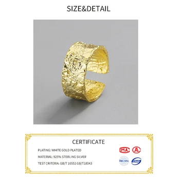 Real 925 Sterling Silver Minimalistický dot Kroužek pro Módní Ženy Jemné Šperky, Módní 2020 Příslušenství