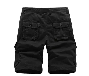 Ležérní kapsy šortky jogger celkové vojenské šortky, letní pánské volné kombinézy šortky mužů velké velikosti multi-pocket