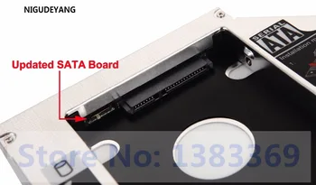 NIGUDEYANG 12.7 mm SATA 2. Pevný Disk, SSD HDD HD Caddy Bay Adaptér pro DELL Inspiron 15R N5010 M5010