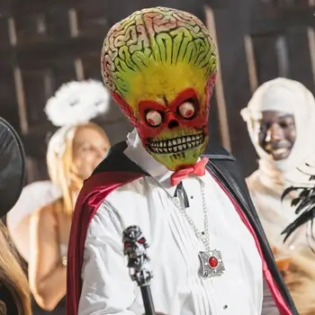 Halloween Lebka Maska Horor Alien Maska Přírodního Latexu Celoobličejová Šaty Maškarní Párty Halloween Maska Ghost Maska Strana Masky