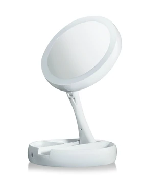 USB Make-up Zrcátko s Led Světlem Skladování Zrcadlo Vanity Mirror Podsvícený Stůl Kosmetická Zrcátka Kosmetické Nástroje pro Fotografii, Vyplnit Světlo