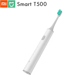 Původní Xiaomi T500 Sonic Elektrický zubní Kartáček Mi Dlouhá Životnost Baterie IPX7 Mijia Zubní Kartáček vysokofrekvenční Vibrace Magnetické