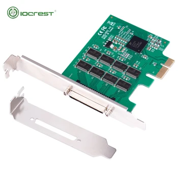 IOCREST pcie 8 Porty RS232 DB9 Sériový I/O Karty PCI-Express Řadič karty, Podpora Low Profile Bracket