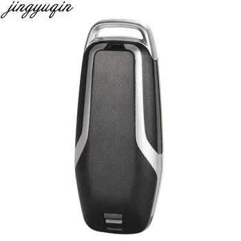 Jingyuqin 5ks Dálkové Inteligentní Auto Klíč Případě Shell Pro Ford Mustang, Edge, Explorer Fusion Mondeo Kuka 3/4/5 Tlačítka Fob Uncut Blade