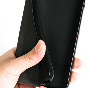 Luxusní PU Kožené Pouzdro Pro Vodafone Smart E9 Flip Pouzdro Pro Vodafone Smart E9 Telefon Případě Měkké TPU Silikonový Zadní Kryt