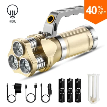 Svítilna Víceúčelový Výkonný Nabíjecí LED Svítilna T6 Led Korálek Svítilny Vodotěsné Reflektor Camping Lantern USB 18650