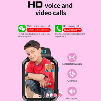 W5 dětské Chytré Hodinky, GPS Mobilní Telefon Android Wifi Internet Duální Fotoaparát, Podpora 4G SIM Karty Smartwatch