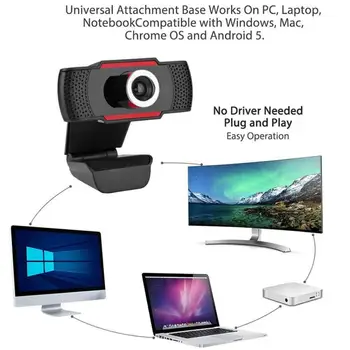 PC, Notebook, Přenosné Kamery USB Kamera S Mikrofonem Hot Prodej Webovou Kameru Pro Živé Vysílání Video Volání webové Kamery 1080P