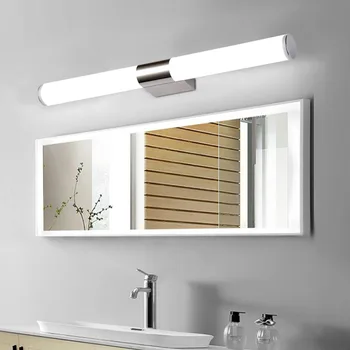Moderní Nástěnné Svítidlo Koupelnové Osvětlení 5W, 6W 8W 90-260V Nástěnné Vodotěsné Led Zrcadlo Světlo z Nerezové Oceli Nástěnná Svítidla