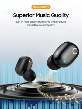GRMA Původní TWS Air Pro Bezdrátový Bluetooth 5.0 Sluchátka Bass Stereo Sluchátek, Dotykové Ovládání, Sluchátka Pro Huawei, Xiaomi Redmi Tečky