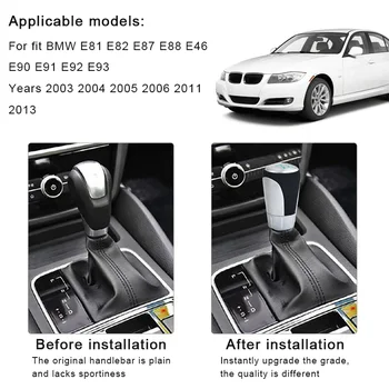 SPEEDWOW Auto Gear Shift Knob 5 Zařízení Č. 6 Zařízení Pro BMW E81 E82 E87 E88 E46 E90 E91 E92 2003-2013 Auto Vnitřní Části