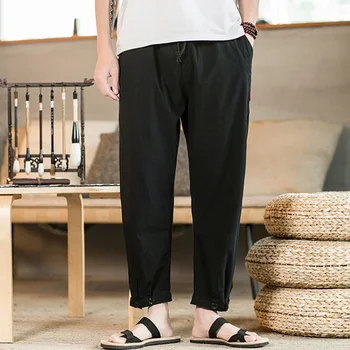 Muži Pevné Harajuku Streetwear Harémové Kalhoty Japan Style Tužka Kalhoty Kalhoty Muži Mužské Tepláky Běžce Podzimní Japonská