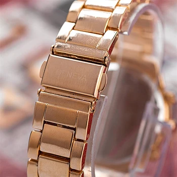 ŽENEVA luxusní hodinky ženy reloj mujer relojes para mujer hodinky pro ženy feminino reloj montre ženy hodinky zegarki damskie