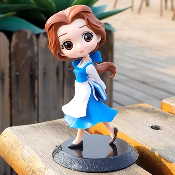 Disney Q Posket Kráska a Zvíře Hračky Belle PVC Princezna, Akční Figurky Sběratelskou Model Hračka pro děti dárek