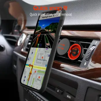 Univerzální Auto Držák Telefonu Rychlé Dr Air Vent Clip Držák Bez Magnetu Mobilní Stojan Pro iPhone XS Max Xiaomi Smartphony v Autě