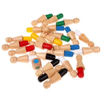 Děti Dřevěné Memory Match Stick Šachové Hry, Vzdělávací Hračky, Rodič-Dítě Interakce Hračka AN88