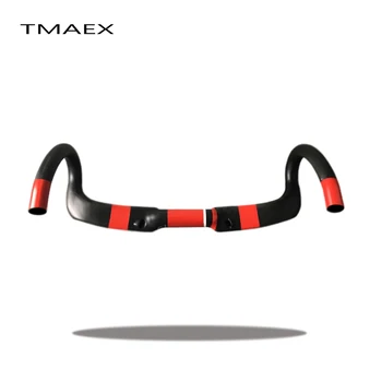 TMAEX Full Carbon Fiber Kolo Červené UD Matný Silniční Řídítka 31.8*400/420/440 mm Ultra Lehká karbonová Řídítka Příslušenství