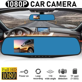 2020 3,5 palcový 1080P Full high-definition Auto Řidičský Video Rekordér Zrcátku Dvr Auto Noční Vidění Zadní Pohled Dash Fotoaparát