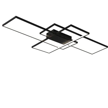 NEO Záblesk Nové Příjezdu Černá/Bílá LED Stropní Lustr Pro Obývací Pokoj Ložnice Studie Moderní Led Hliníkové Stropní Lustr