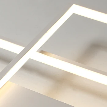 NEO Záblesk Nové Příjezdu Černá/Bílá LED Stropní Lustr Pro Obývací Pokoj Ložnice Studie Moderní Led Hliníkové Stropní Lustr