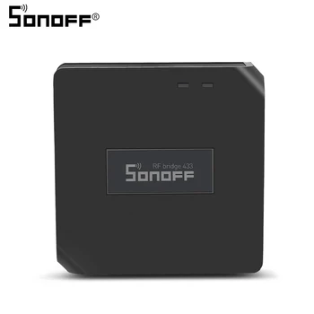 SONOFF RF Bridge Wifi 433Mhz Bezdrátové Dálkové Ovládání Přepínač Smart Inteligentní Domácí Automatizace Modul Alexa A Google Assistant
