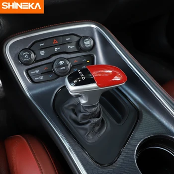 SHINEKA Gear Shift Knob Pro Dodge Charger+ Auto Gear Shift Knob Hlava Dekor Kryt Samolepky Pro Dodge Challenger-2019