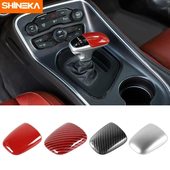 SHINEKA Gear Shift Knob Pro Dodge Charger+ Auto Gear Shift Knob Hlava Dekor Kryt Samolepky Pro Dodge Challenger-2019