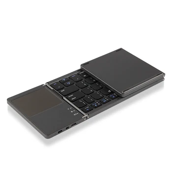 Dvakrát skládací bezdrátová Bluetooth Klávesnice Pro Samsung Galaxy Tab 8.0 SM T350 T355 T380 T385 P350 Tablet TouchPad klávesnice případ