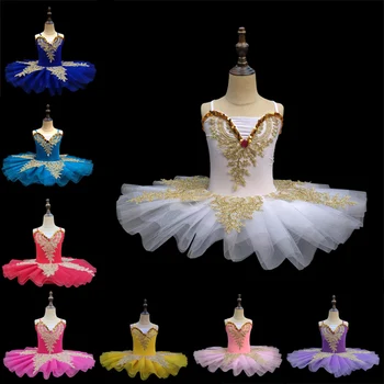 Profesionální baletní tutu dítě, děti, dívky, baletní tutu adulto ženy balerína strany balet taneční kostýmy pro dívky