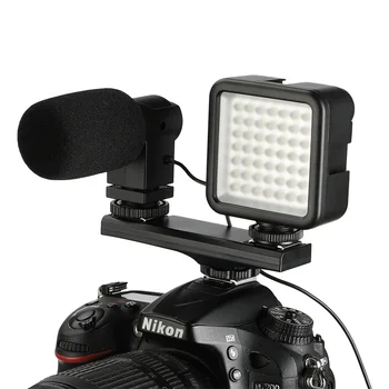 SUPON Dual Hot Shoe Držák Splitter Adaptér Pro Kameru, Blesk Speedlite Canon 7DII 70D 5DR 5DRS 5DIII 6D DSLR Fotoaparát, Videokamera