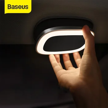 Baseus Auto Světlo na Čtení Dotykový Noční Světlo Magnet Lampa Interiéru Vozu světelný USB Nabíjení LED Interiéru Vozu Lampa Auto Příslušenství