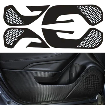 4ks/Set Dveře Auta, Anti-Kick Samolepky Auto Krytí Interiéru Příslušenství New Carbon Fiber Nálepka pro Subaru Forester
