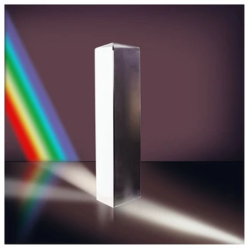 Optické Sklo Triple Trojúhelníkový Hranol Výuky Fyziky Světelné Spektrum 10 cm